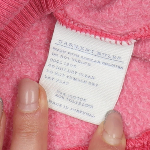 Jack Wills Women’s Pink Basic Hoodie Jacket Size 10