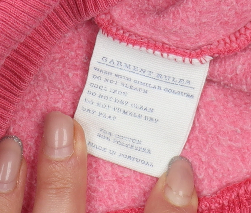 Jack Wills Women’s Pink Basic Hoodie Jacket Size 10