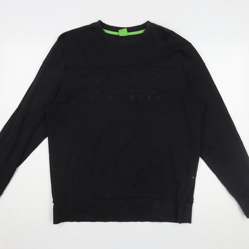 Hugo Boss Men's Black Pullover Sweatshirt L