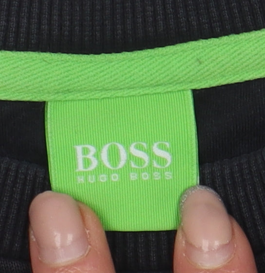 Hugo Boss Men's Black Pullover Sweatshirt L
