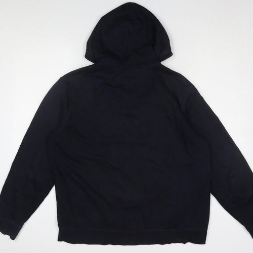 Penguin Men's Black Hoodie Jacket L Hooded Casual