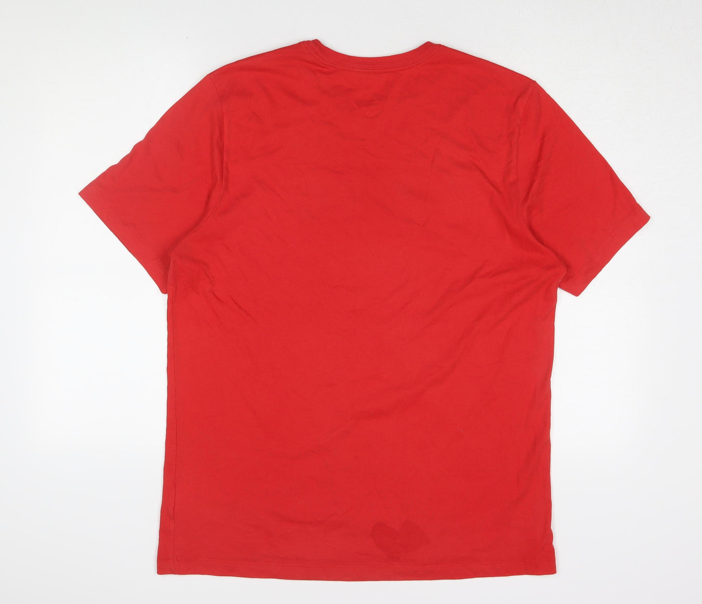 Nike Men's Red Sports T-Shirt L