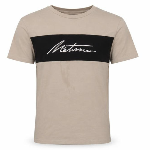 Métissier Paris Beige Crew Neck Men's T-Shirt L