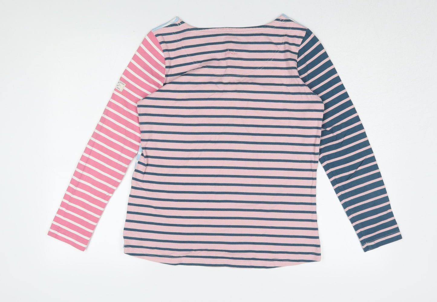Joules Women's Multicoloured Striped T-Shirt, Size 12