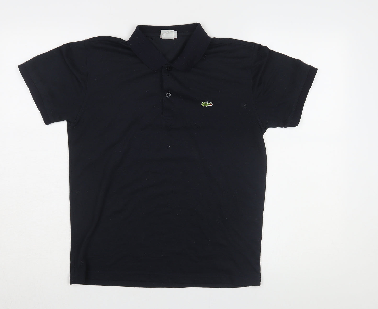 Lacoste Boys Black Polo Shirt - Size 3 Years Cotton, Logo Accent