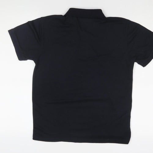 Lacoste Boys Black Polo Shirt - Size 3 Years Cotton, Logo Accent