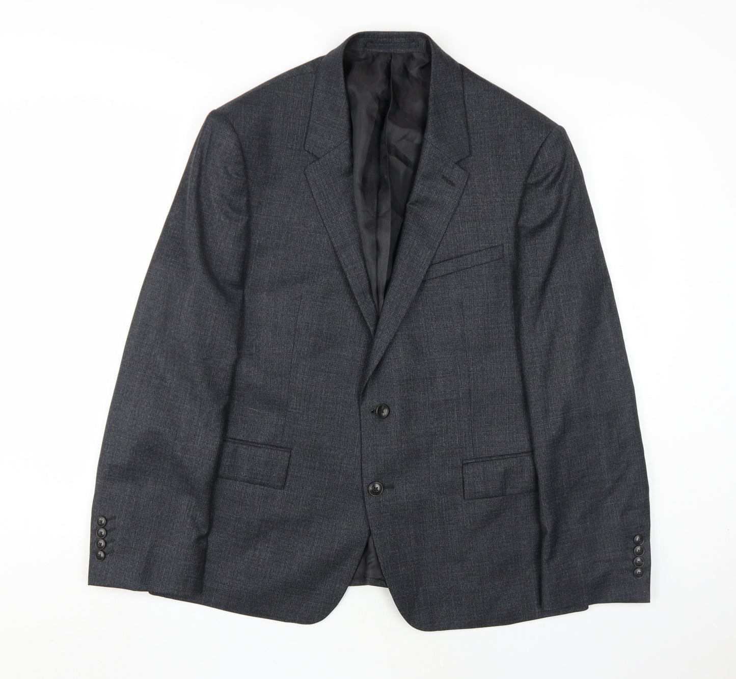 Marks & Spencer Men's Grey Wool Blazer 44S