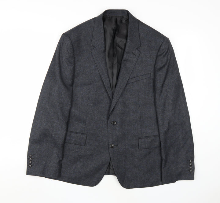 Marks & Spencer Men's Grey Wool Blazer 44S