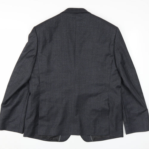 Marks & Spencer Men's Grey Wool Blazer 44S