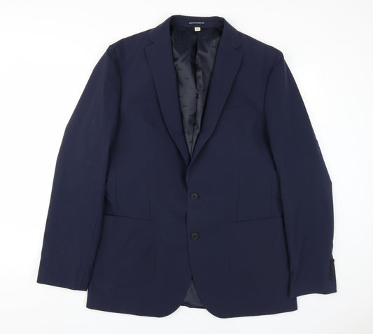 Marks and Spencer Men's Blue 42L Blazer