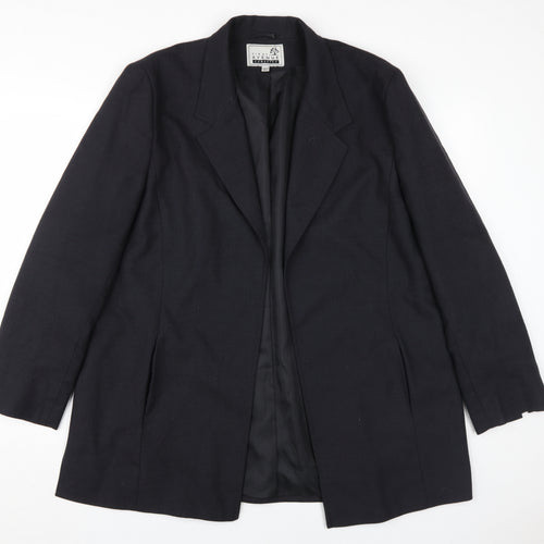 First Avenue Women's Black Classic Coat Size 18