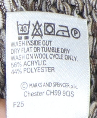 Marks and Spencer Women's Brown Size 18 Cardigan