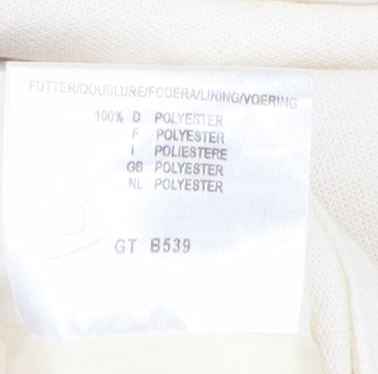 Together Women's Ivory Linen Trousers Size 20