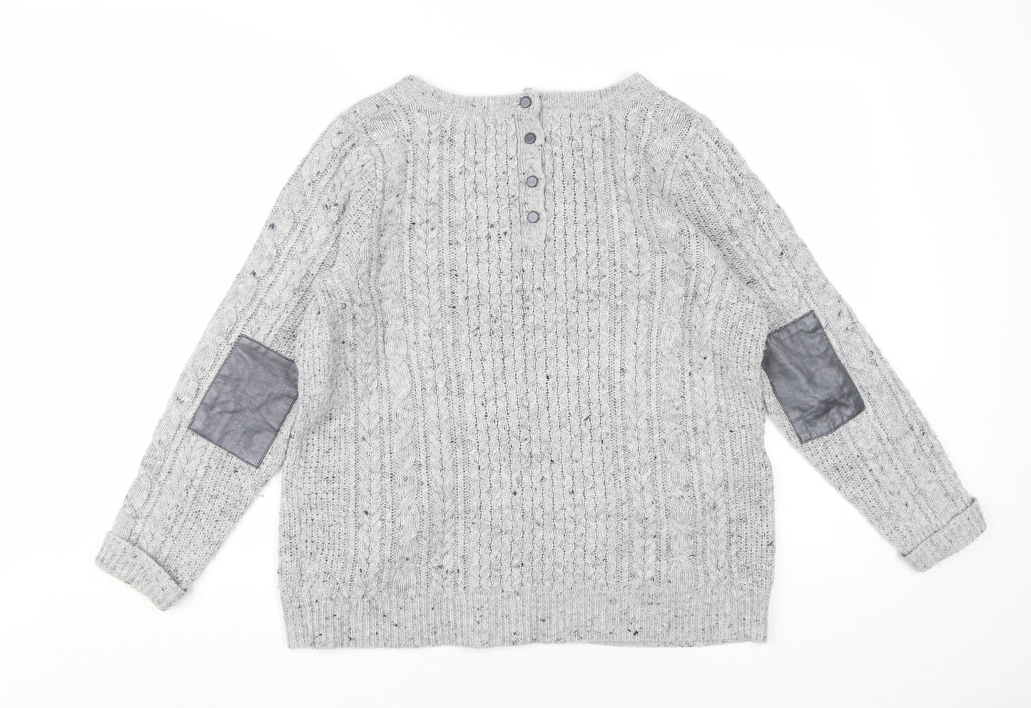 Marks and Spencer Women's Grey Jumper Size 14