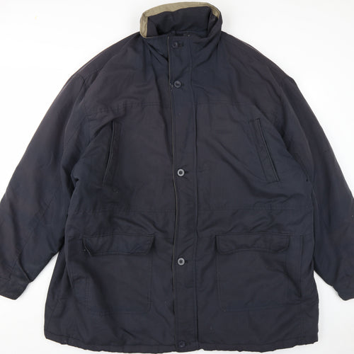 Premier Man Men's Black 3XL Coat, Stand-Up Collar