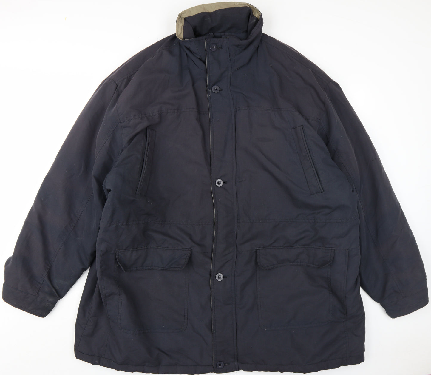 Premier Man Men's Black 3XL Coat, Stand-Up Collar