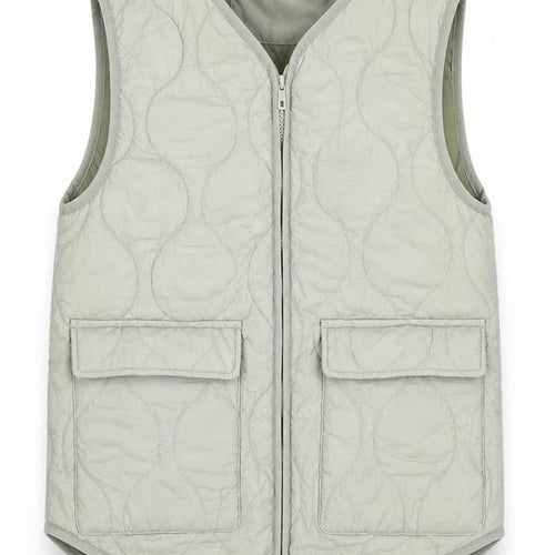 Zara Girls Green Quilted Sleeveless Puffer Jacket 11-12Y