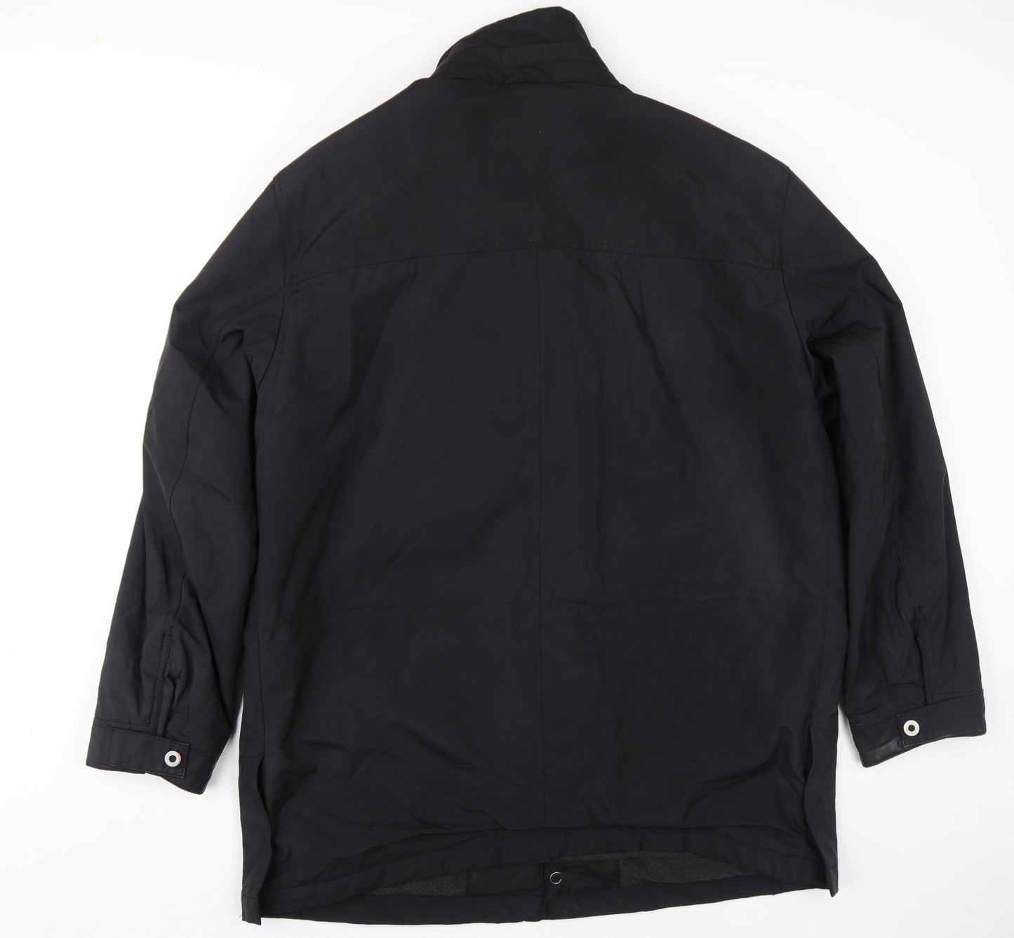 Marks and Spencer Men's Black Overcoat, L, Waterproof