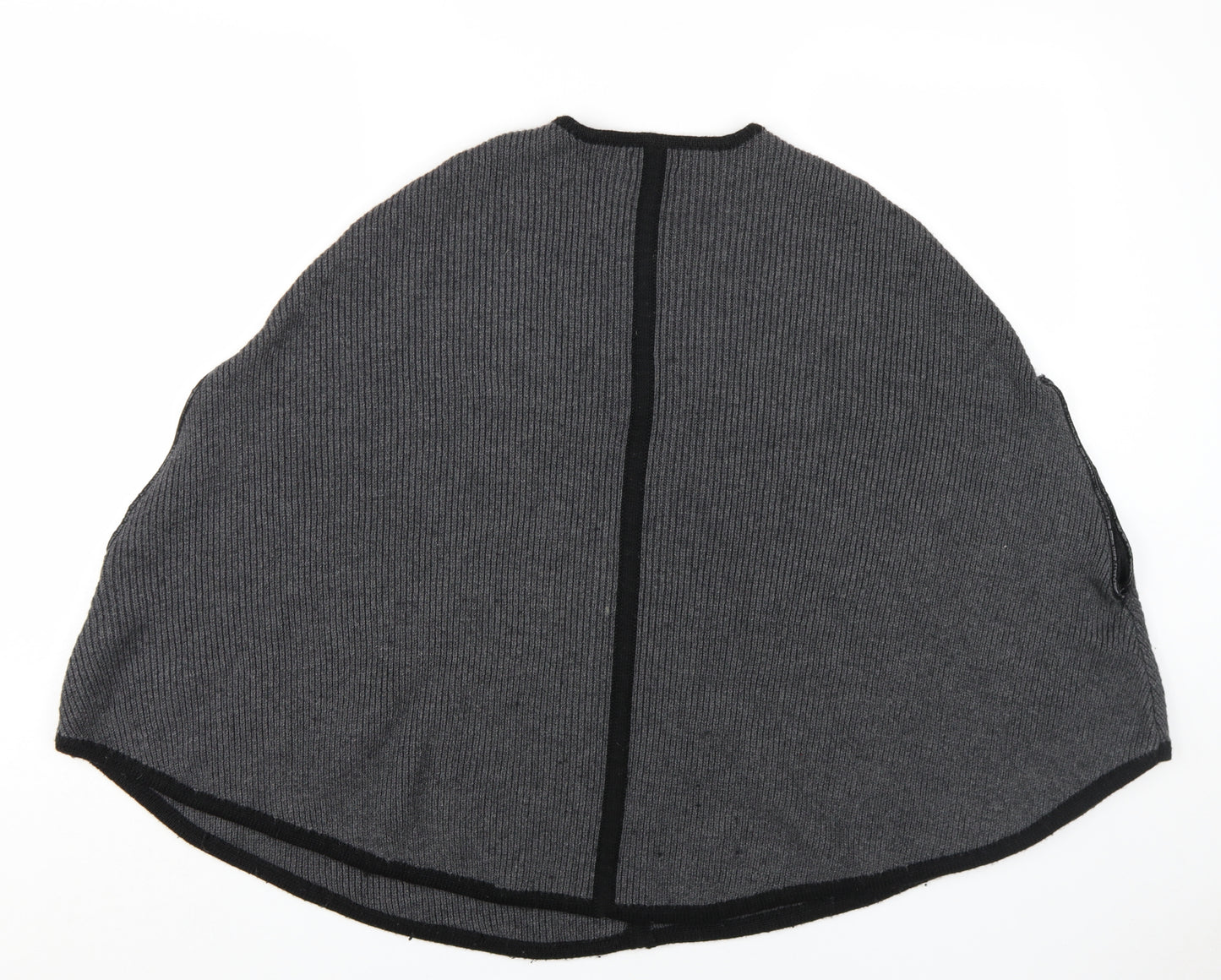 Forever 21 Women's Grey Knit Cape Jumper XS