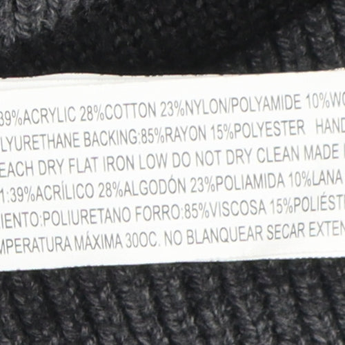Forever 21 Women's Grey Knit Cape Jumper XS