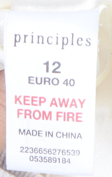 Principles Women's Ivory Jacket Size 12 Classic Style