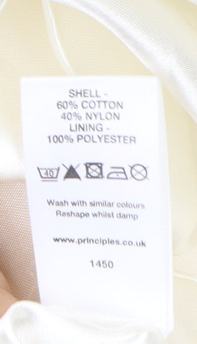 Principles Women's Ivory Jacket Size 12 Classic Style