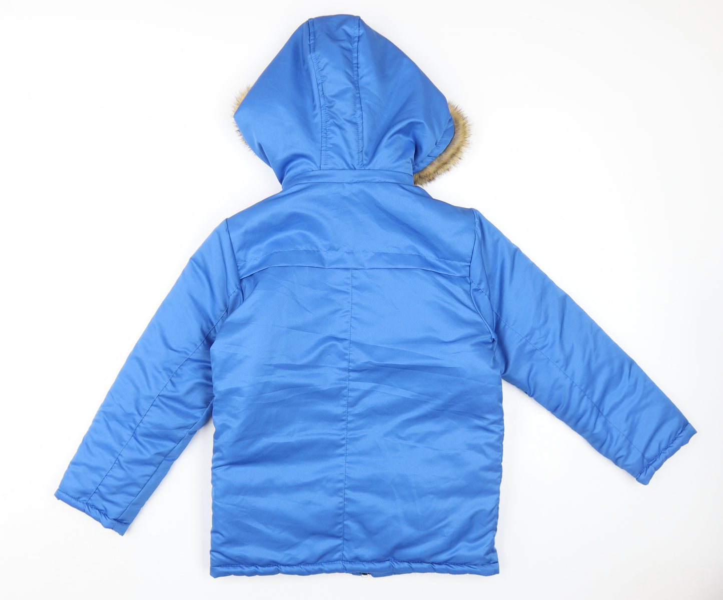 Jomake Boys Blue Parka Jacket, Size 12 Years, Winter Warm