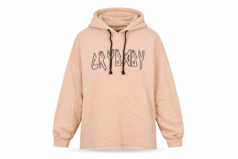 Missguided Beige Women's Hoodie Size 14 - Graphic Print, Logo
