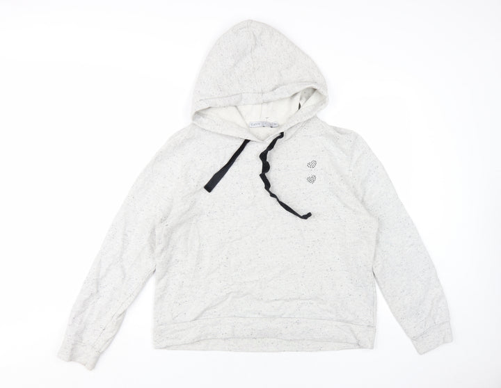 Oasis Women's Grey Pullover Hoodie Size L