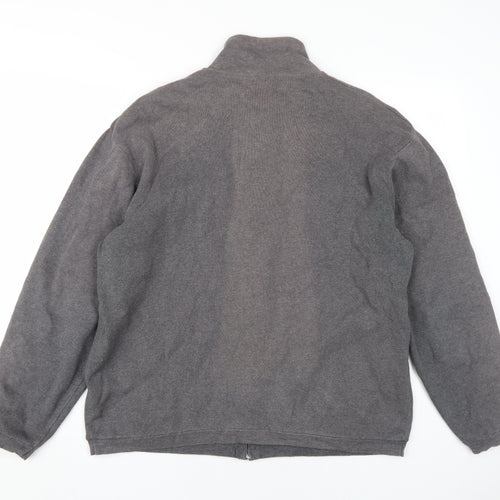 Marks and Spencer Men's Grey XL Stand-Up Collar Jacket
