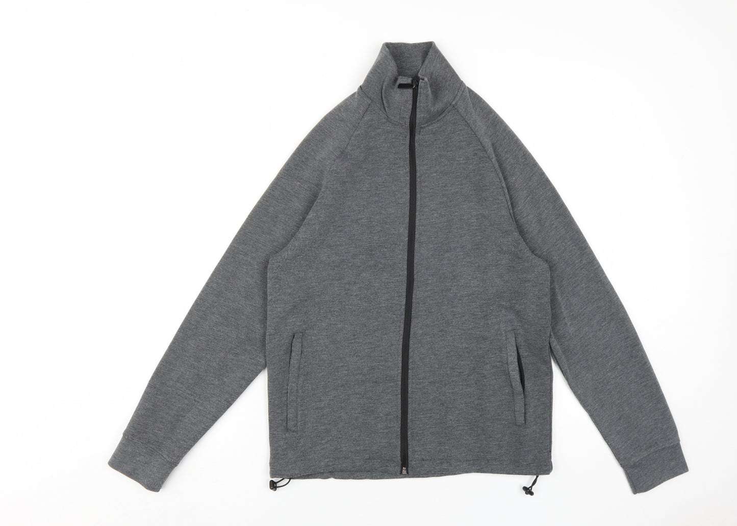 Zara Men's Grey Jacket S, Lightweight Casual Windbreaker