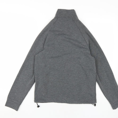 Zara Men's Grey Jacket S, Lightweight Casual Windbreaker