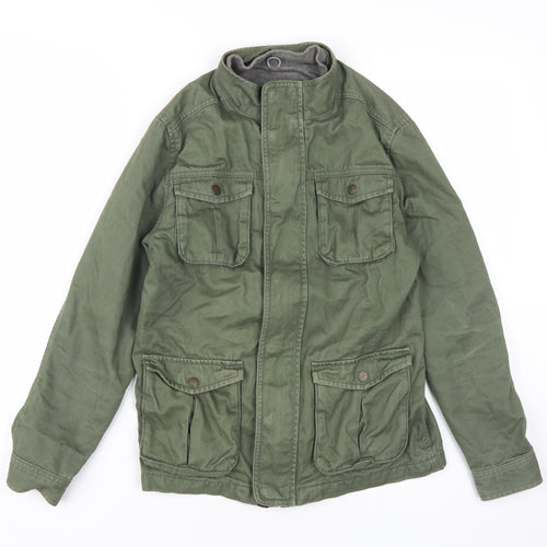 Marks and Spencer Boys Green Military Jacket 11-12 Years