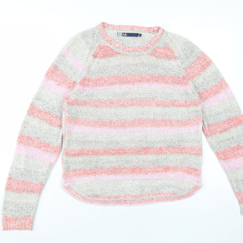 Isle Women's Multicoloured Striped Pullover Jumper S