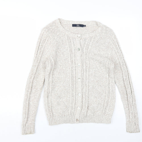 Isle Essentials Women's Beige Cardigan Size S