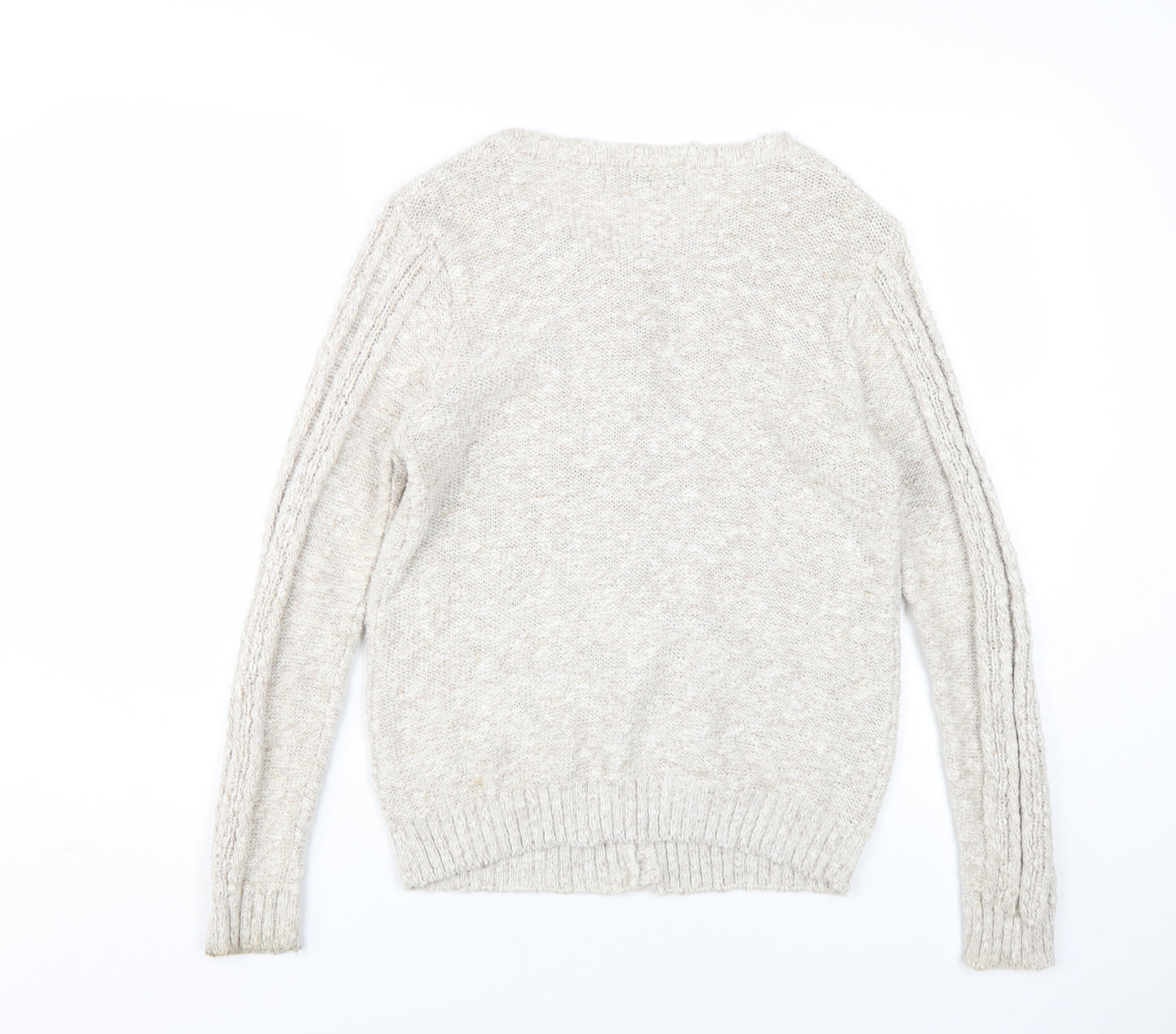 Isle Essentials Women's Beige Cardigan Size S