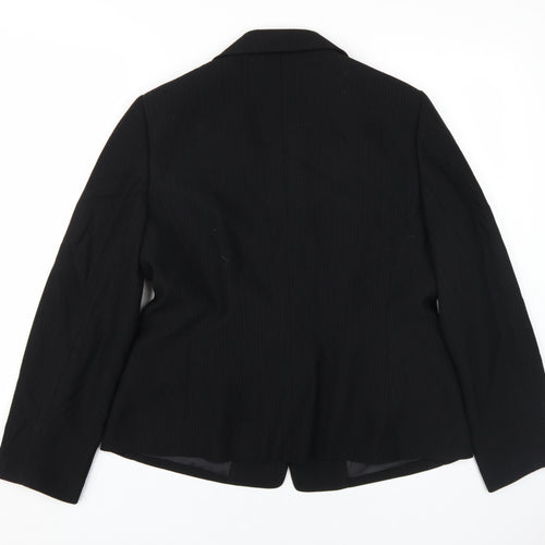 Kasper Women's Black Two-Button Blazer Size 12