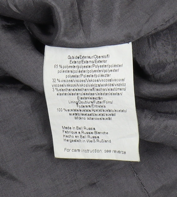 Mexx Women's Grey Pinstripe Suit Jacket Size 12