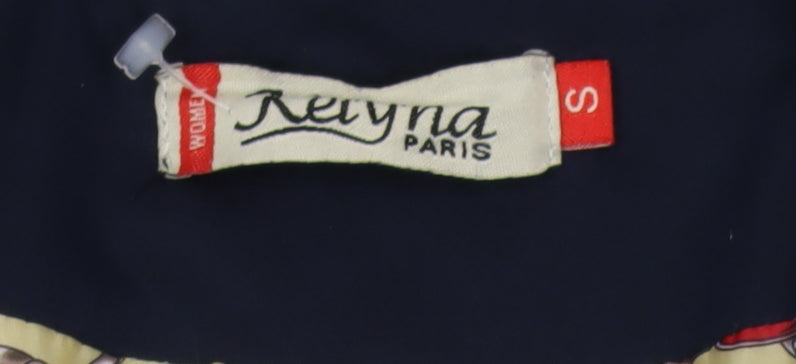 Keryna Paris Women's Blue Pea Coat S - Classic Chic