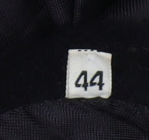 Greenwoods Black Men's Wool Blend Overcoat Size 44