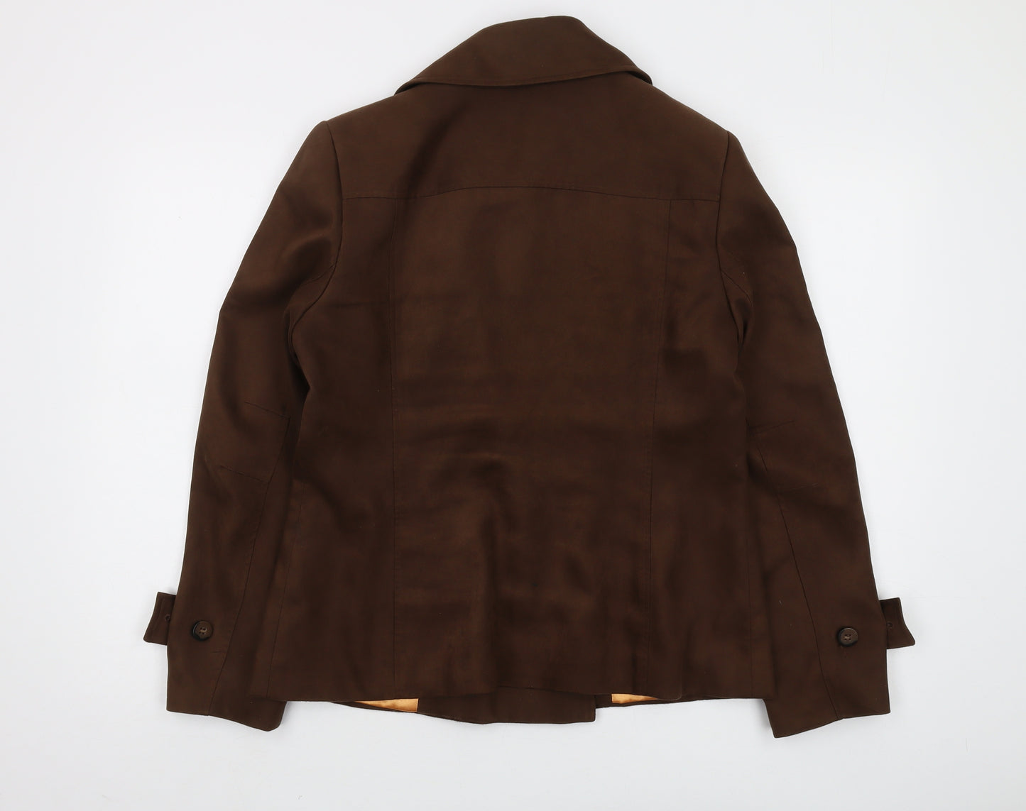 Marks and Spencer Women's Brown Pea Coat Size 14