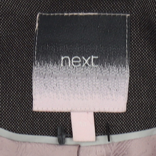 Next Women's Brown Blazer Two-Button Classic Fit Size M