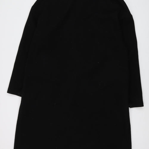 Topshop Women's Black Formal Overcoat Size 14