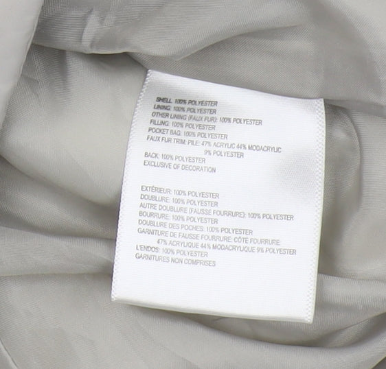 Laundry by Design Women's Grey Puffer Jacket M