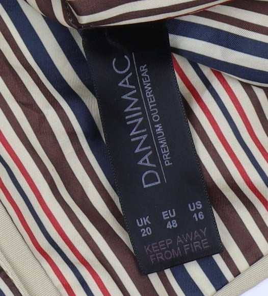 Dannimac Beige Women's Trench Coat Size 20