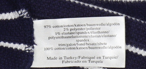 Laura Ashley Women’s Blue Striped Shift Dress, Size 14