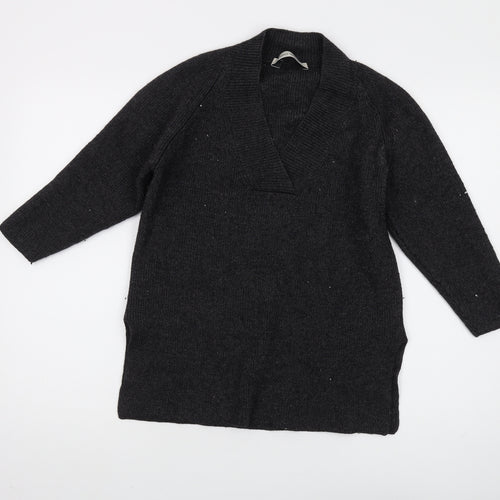 Marina Sport Women's Black V-Neck Pullover Jumper S