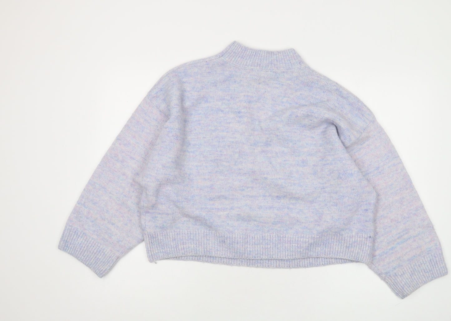 & Other Stories Women's Multicoloured Mock Neck Jumper M