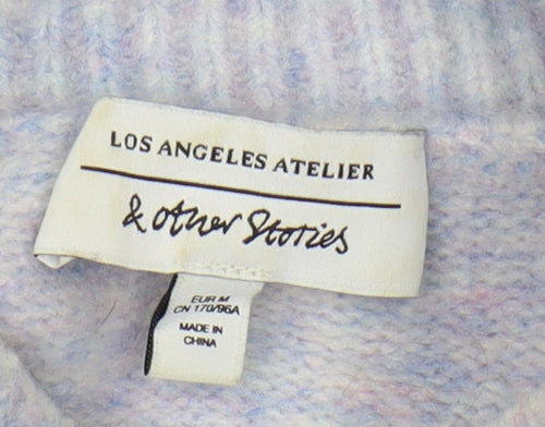 & Other Stories Women's Multicoloured Mock Neck Jumper M