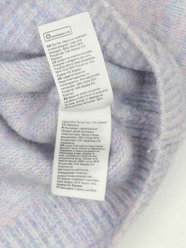 & Other Stories Women's Multicoloured Mock Neck Jumper M